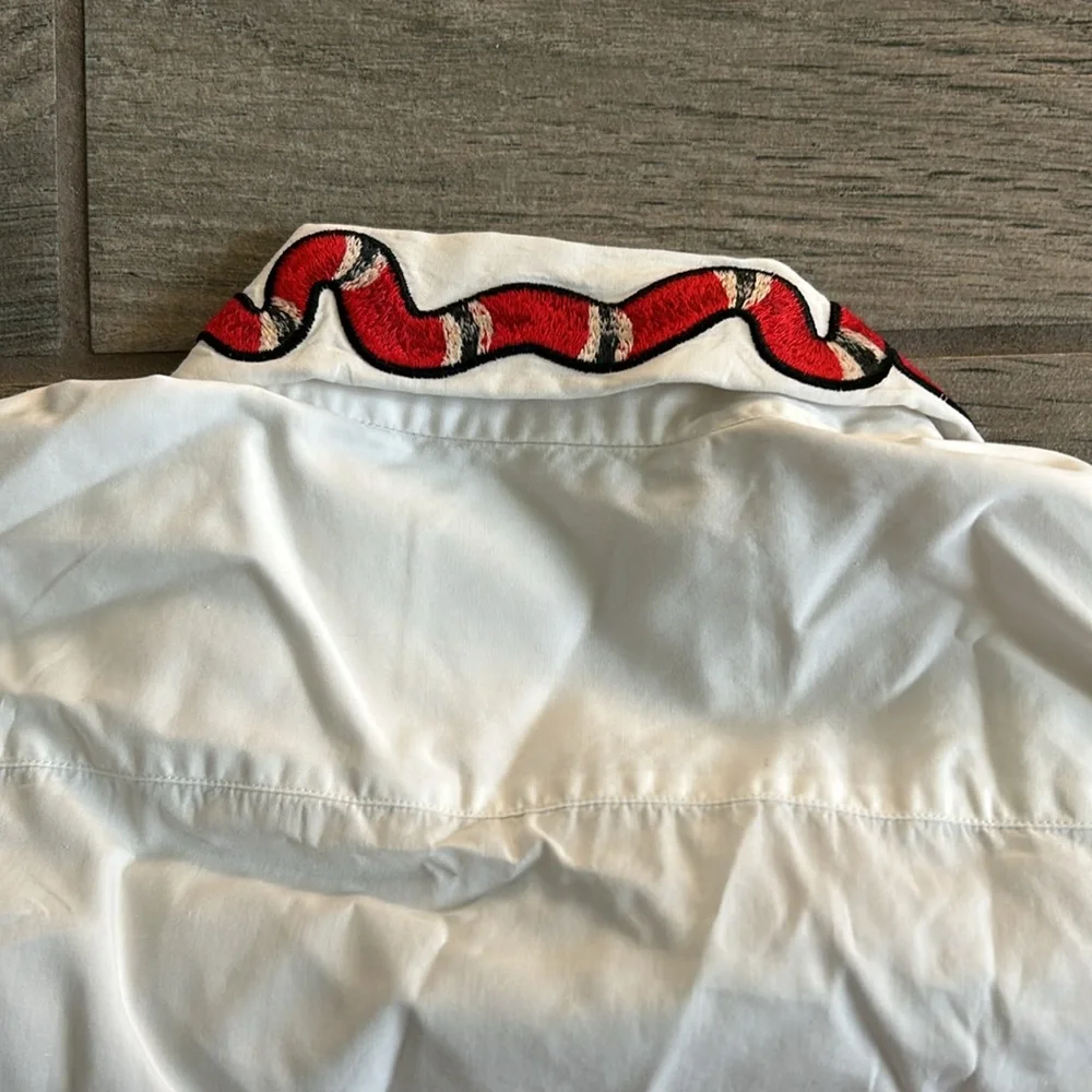 Gucci Duke kingsnake collar men’s button up